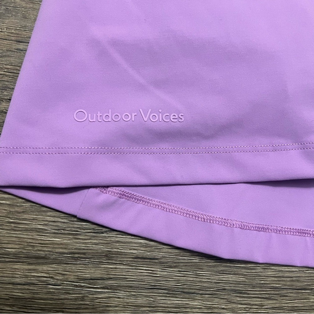 Outdoor Voices One Shoulder Skort Dress in Light Purple Size Medium Pickleball - Picture 7 of 8